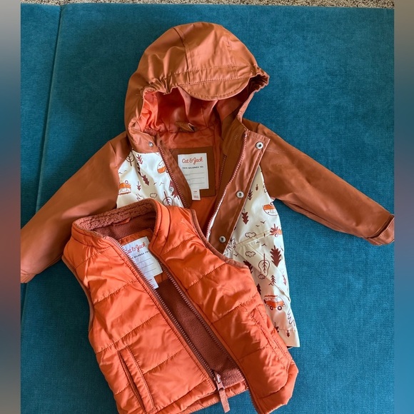 Toddler 3-in-1 Jacket Set - Cat & Jack 18M​​ - Picture 3 of 11